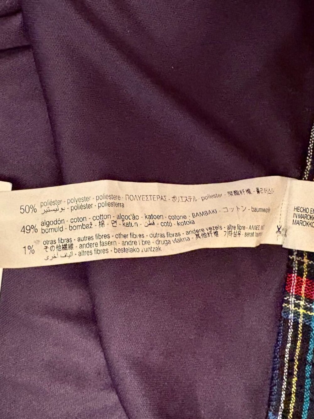 Zara Black Plaid Pencil Skirt - Picture 7 of 7